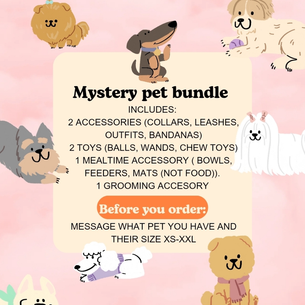 Mystery Pet Bundle with Accessories and Toys